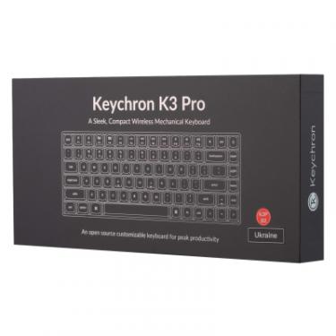 Клавиатура Keychron K3 PRO 84Key Gateron Red Low Profile QMK UA RGB Bl Фото 12