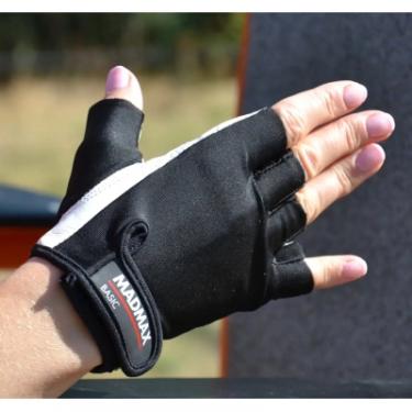 Перчатки для фитнеса MadMax MFG-250 Basic Whihe XXL Фото 3