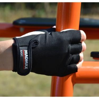 Перчатки для фитнеса MadMax MFG-250 Basic Whihe XXL Фото 5