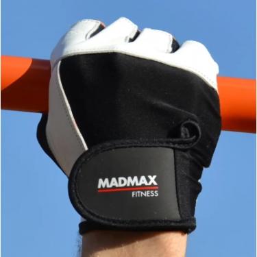 Перчатки для фитнеса MadMax MFG-444 Fitness White XL Фото 8