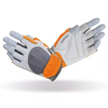 Перчатки для фитнеса MadMax MFG-850 Crazy Grey/Orange M Фото
