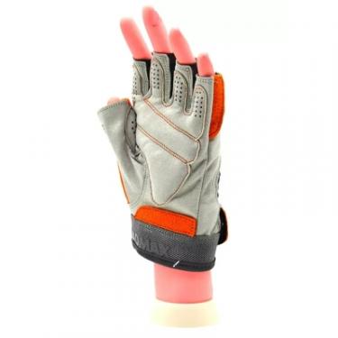 Перчатки для фитнеса MadMax MFG-850 Crazy Grey/Orange M Фото 2