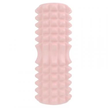 Масажный ролик U-Powex UP_1010 EVA foam roller 33x14см Type 2 Pink Фото 1