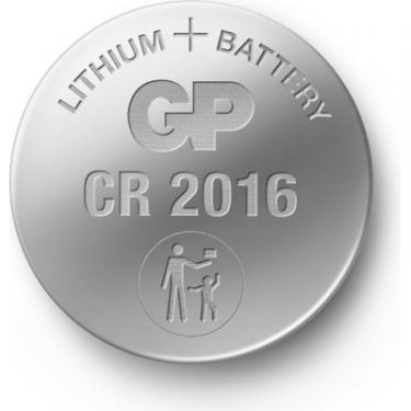 Батарейка Gp CR2016 Lithium 3.0V * 1 (відривається) Фото 1