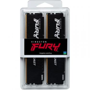 Модуль памяти для компьютера Kingston Fury (ex.HyperX) DDR5 16GB (2x8GB) 5600 MHz Beast Black Фото 5