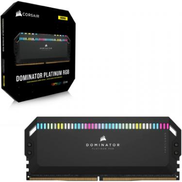 Модуль памяти для компьютера Corsair DDR5 64GB (2x32GB) 6800 MHz Dominator Platinum RGB Фото 4