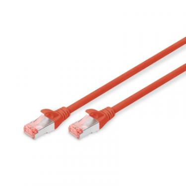 Патч-корд Digitus 0.5м, CAT 6 S-FTP, AWG 27/7, LSZH, red Фото