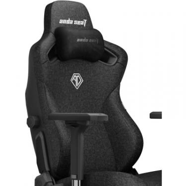 Кресло игровое Anda Seat Kaiser 3 Fabric Size L Black Фото 4