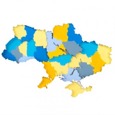 Набор для творчества Rosa Talent Картина 3D Мапа України ДВП 30х30 см Фото