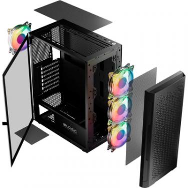 Корпус Logic concept ARAMIS MESH+GLASS ARGB fans 4x120mm BLACK Фото 10