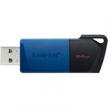 USB флеш накопитель Kingston 2x64GB DataTraveler Exodia M Black/Blue USB 3.2 Фото 2