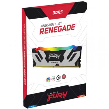 Модуль памяти для компьютера Kingston Fury (ex.HyperX) DDR5 24GB 6400 MHz Renegade RGB Black Фото 4