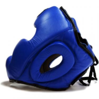 Боксерский шлем Thor 705 L Шкіра Синій Фото 1