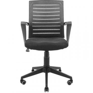 Офисное кресло Richman Флеш Ю Пластик М-1 (Tilt) Сітка чорна + сіра Фото 1