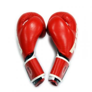 Боксерские перчатки Thor Shark PU-шкіра 12oz Червоні Фото 3