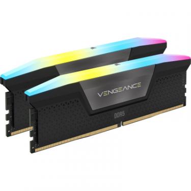 Модуль памяти для компьютера Corsair DDR5 96GB (2x48GB) 6400 MHz Vengeance RGB Black Фото 1