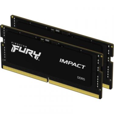 Модуль памяти для ноутбука Kingston Fury (ex.HyperX) SoDIMM DDR5 16GB (2x8GB) 6000 MHz Impact Фото 2