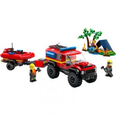 Конструктор LEGO City Пожежний позашляховик з рятувальним човном 30 Фото 1