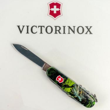 Нож Victorinox Huntsman Zodiac 91 мм Зелений дерев'яний дракон Фото 4