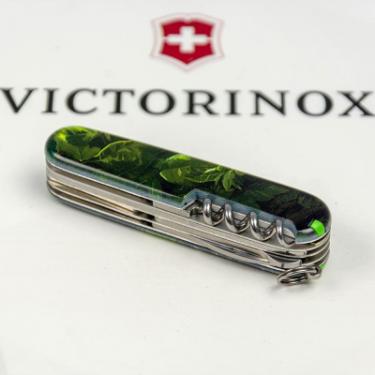 Нож Victorinox Huntsman Zodiac 91 мм Зелений дерев'яний дракон Фото 6