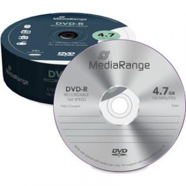Диск DVD Mediarange DVD-R 4.7GB 120min 16x speed, Cake 25 Фото