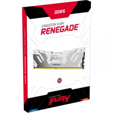 Модуль памяти для компьютера Kingston Fury (ex.HyperX) DDR5 16GB 6000 MHz Renegade White XMP Фото 3