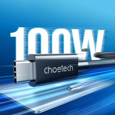 Дата кабель Choetech USB-С to USB-С 0.8m Thunderbolt4 40Gbps Power Deli Фото 2