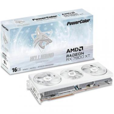 Видеокарта PowerColor Radeon RX 7800 XT 16Gb Hellhound Spectral White Фото 1