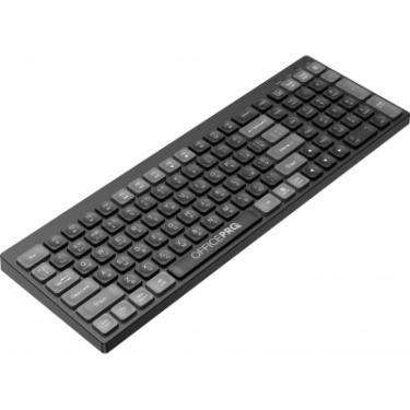 Клавиатура OfficePro SK985B Wireless/Bluetooth Black Фото 2