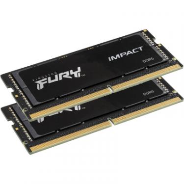 Модуль памяти для ноутбука Kingston Fury (ex.HyperX) SoDIMM DDR5 32GB (2x16GB) 6400 MHz Impact Фото 1