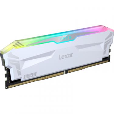 Модуль памяти для компьютера Lexar DDR5 32GB (2x(16GB) 6400 MHz Ares RGB White Фото 1