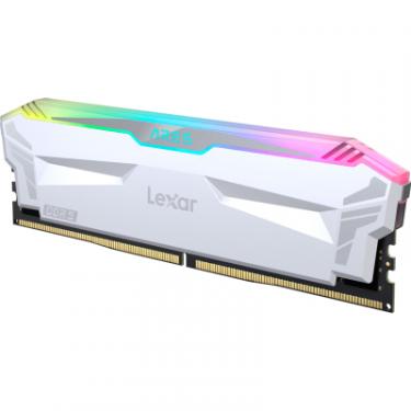 Модуль памяти для компьютера Lexar DDR5 32GB (2x(16GB) 6400 MHz Ares RGB White Фото 2