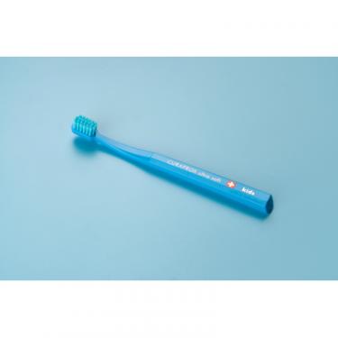 Детская зубная щетка Curaprox CS Kids ультрам'яка d 0.09 мм (4-12 років) Синій Фото 1