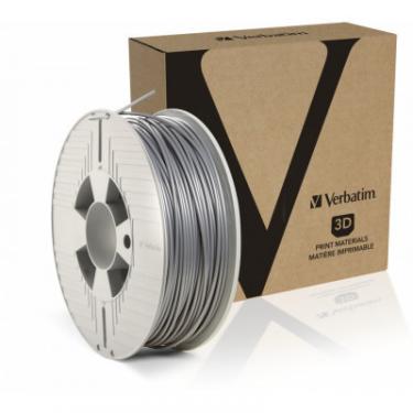 Пластик для 3D-принтера Verbatim ABS 2.85мм Aluminium Grey 1kg Фото 2