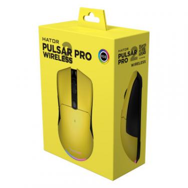 Мышка Hator Pulsar 2 Pro Wireless Yellow Фото 5
