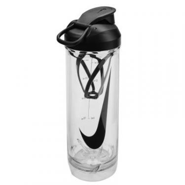 Бутылка для воды Nike TR Recharge Shaker Bottle 2.0 24 OZ чорний, білий Фото