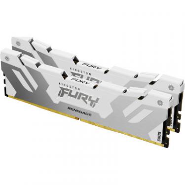 Модуль памяти для компьютера Kingston Fury (ex.HyperX) DDR5 32GB (2x16GB) 7600 MHz Renegade White XMP Фото 2