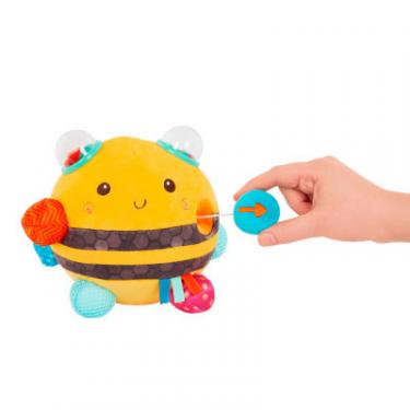Развивающая игрушка Battat Сенсорна мяка іграшка Бджілка пухнастик дзиж Фото 4