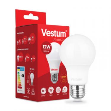 Лампочка Vestum A60 12W 3000K 220V E27 Фото