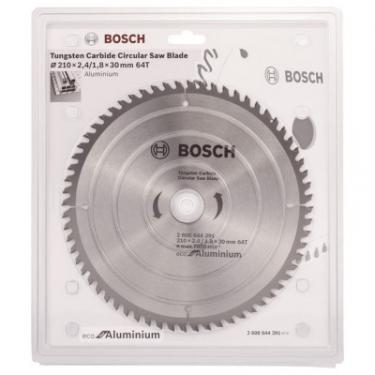 Круг отрезной Bosch Eco for Aluminium 210x2.4x30-64T Фото 1