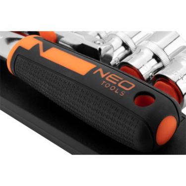Набор головок Neo Tools 12шт, 3/8", тріскачка 90 зубців, CrV Фото 5