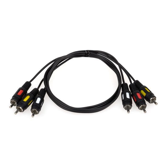 Кабель мультимедийный Atcom 3xRCA M to 3xRCA M 5.0m Фото