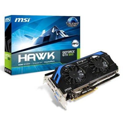 Видеокарта MSI GeForce GTX660 2048Mb Hawk Фото