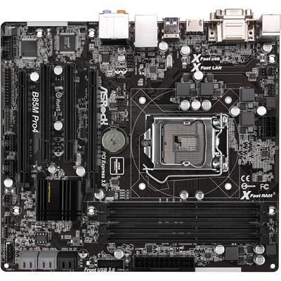 Материнская плата ASRock B85M PRO4 Фото