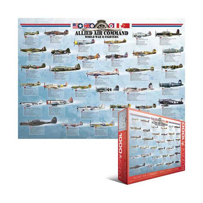 Пазл Eurographics Истребители 2-й Мировой войны Фото