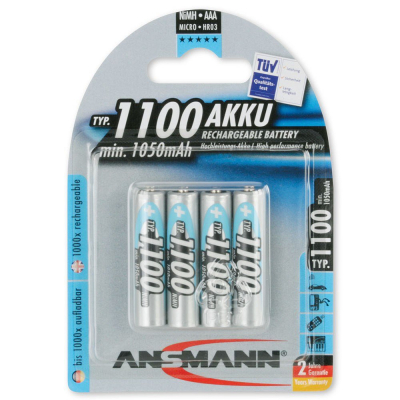 Аккумулятор Ansmann AAA 1100mAh * 4 Фото