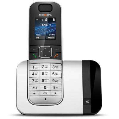 Телефон DECT Texet TX-D7605A Black-Silver Фото