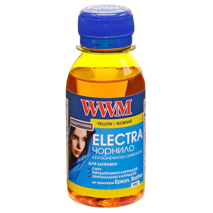 Чернила WWM EPSON UNIVERSAL ELECTRA 100ml Yellow Фото