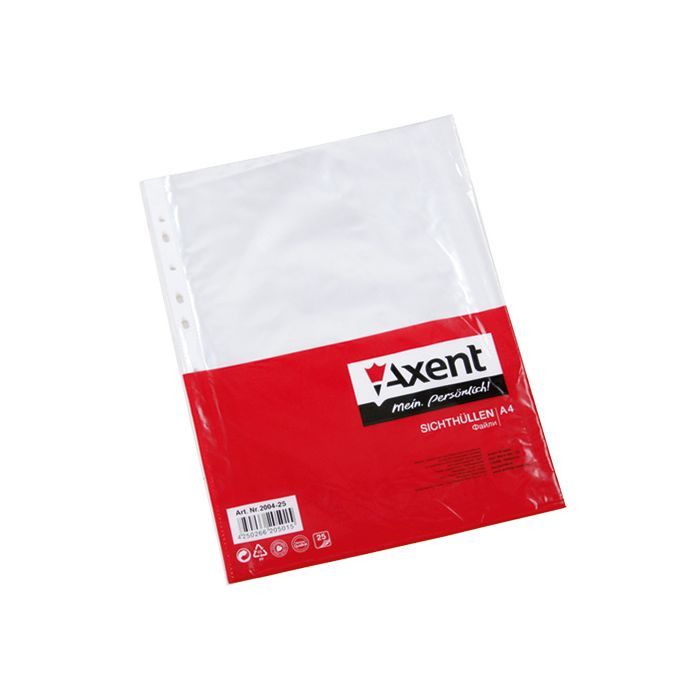 Файл Axent А4+ Glossy, 40мкм (100 шт.) Фото