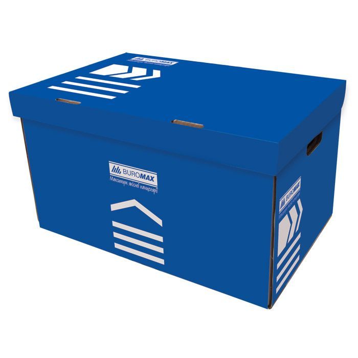 Короб для архивных боксов Buromax blue Фото